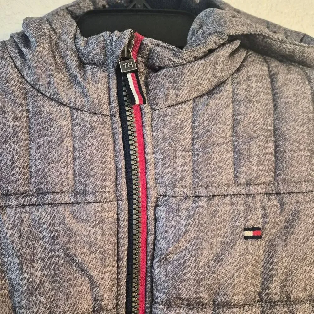 Boy's Tommy Hilfiger Fleece-lined Puffer Jacket: Unisex Kids Waterproof Winter